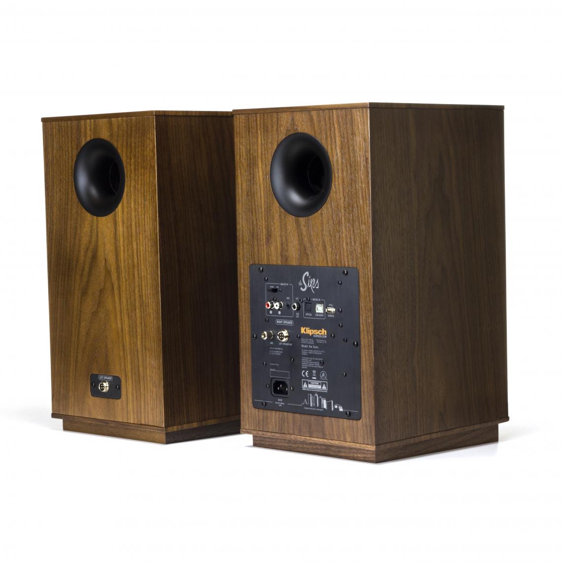 Klipsch 164402 Полочная акустика Klipsch The Sixes walnut, цвет: Темно - коричневое дерево