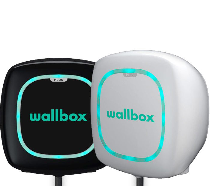 Wallbox 006-001-00001 Зарядная станция Wallbox Pulsar Plus (5м, Type 2, 7.4кВт), цвет: Белый
