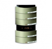 ABB 6320/58-260-500 Сенсор 5/10-клавишный, терморегулятор, triton, паладий