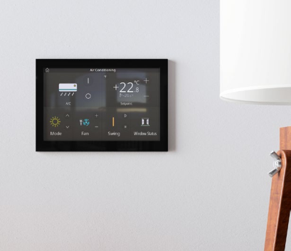 Zennio ZVIZ100A Цветная емкостная сенсорная панель с 10-дюймовым дисплеем Z100, цвет: Антрацит