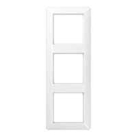 Jung AS 583 WW Рамка 3-ная, вертикальный и горизонтальный монтаж, duroplastic, AS 500, белый