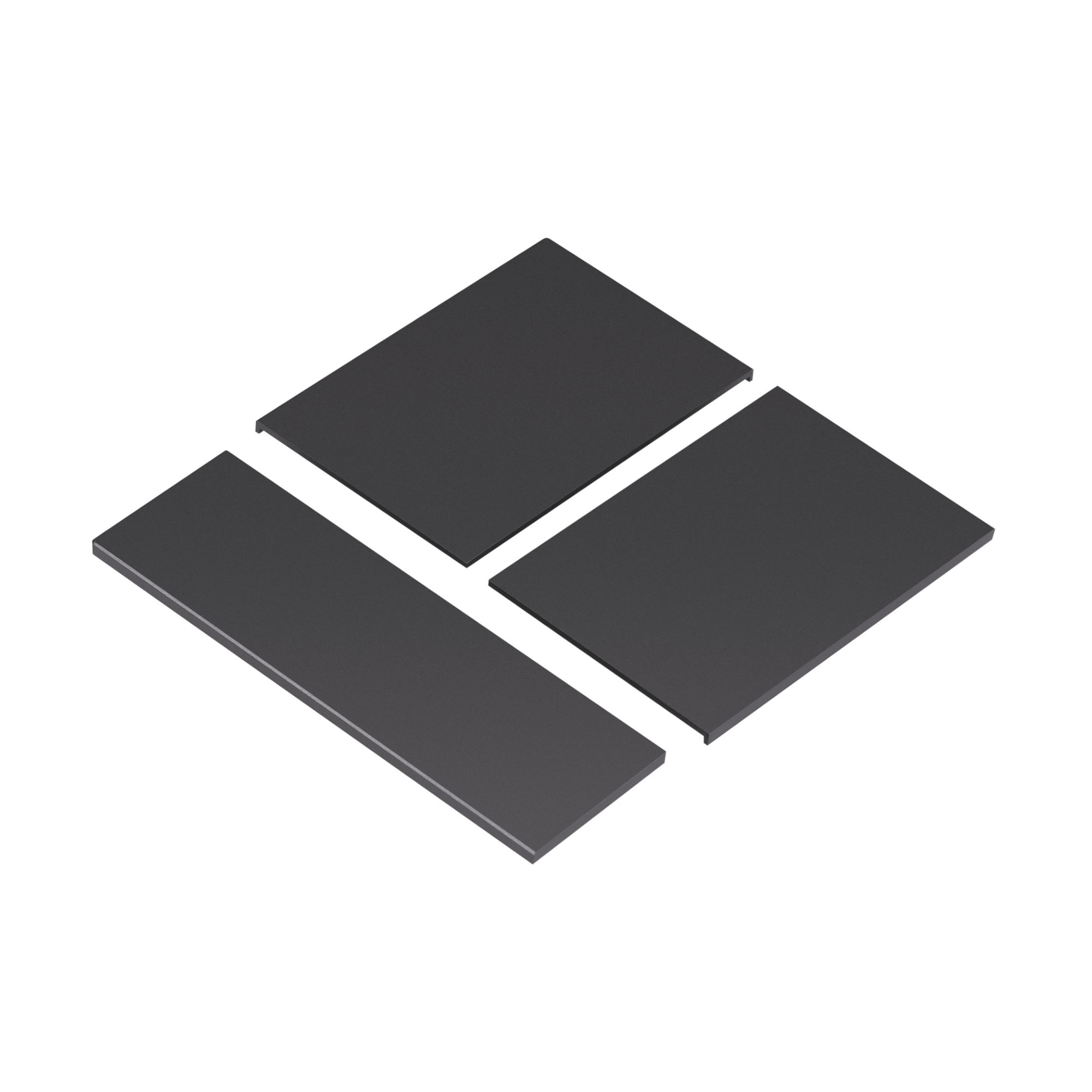 Arlight 052877 INTELLIGENT ARLIGHT Накладка панели KNX-23-3G-SUF Dark Grey (Backlightless) (IARL, IP20 Металл, 2 года) 052877