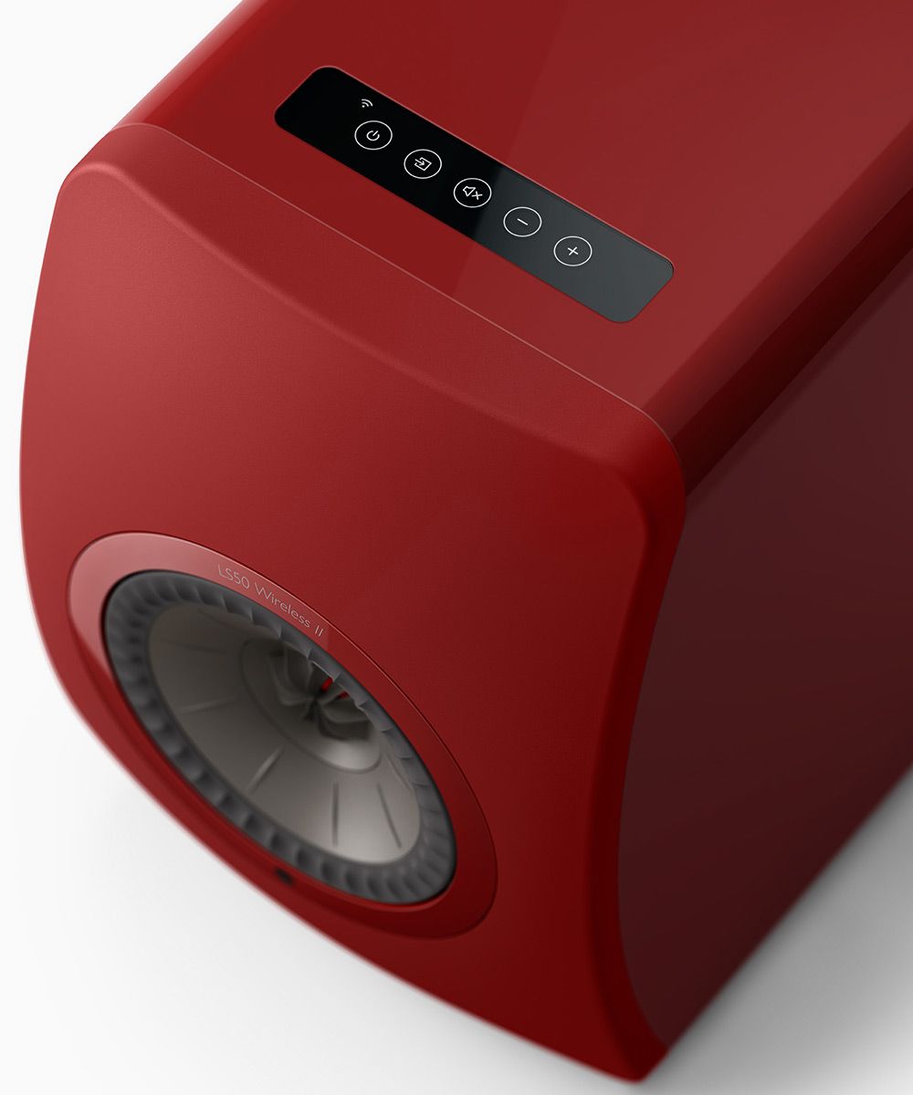 Kef 233187 Полочная акустика KEF LS50 Wireless II Crimson Red Special Edition, цвет: Красный