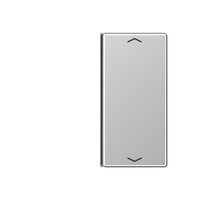 Jung A402TSAPAL Двухклавишная крышка для KNX, 1 часть, цвет: Серый, оттенок: Алюминиевый