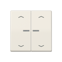 Jung AS 102 KO5P Клавиша с окошком и с символами «стрелки», Цвет: Бежевый, оттенок: Слоновая кость