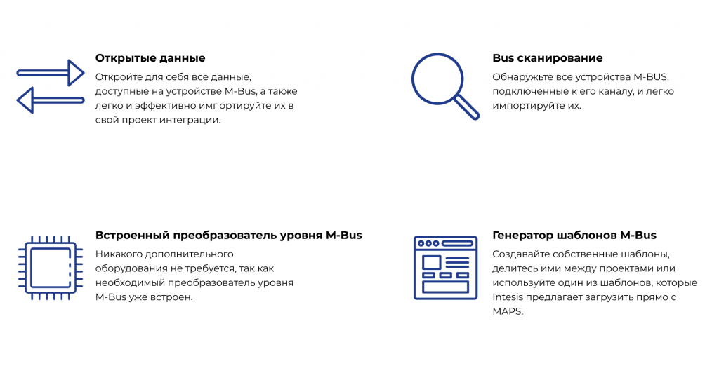 M-bus преимущества