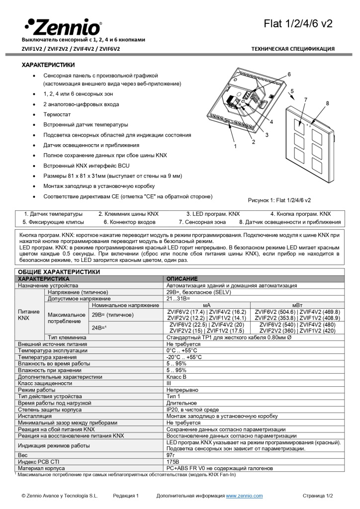 Выключатель сенсорный KNX Flat 1 V2, ZVIF1V2_page-0001.jpg