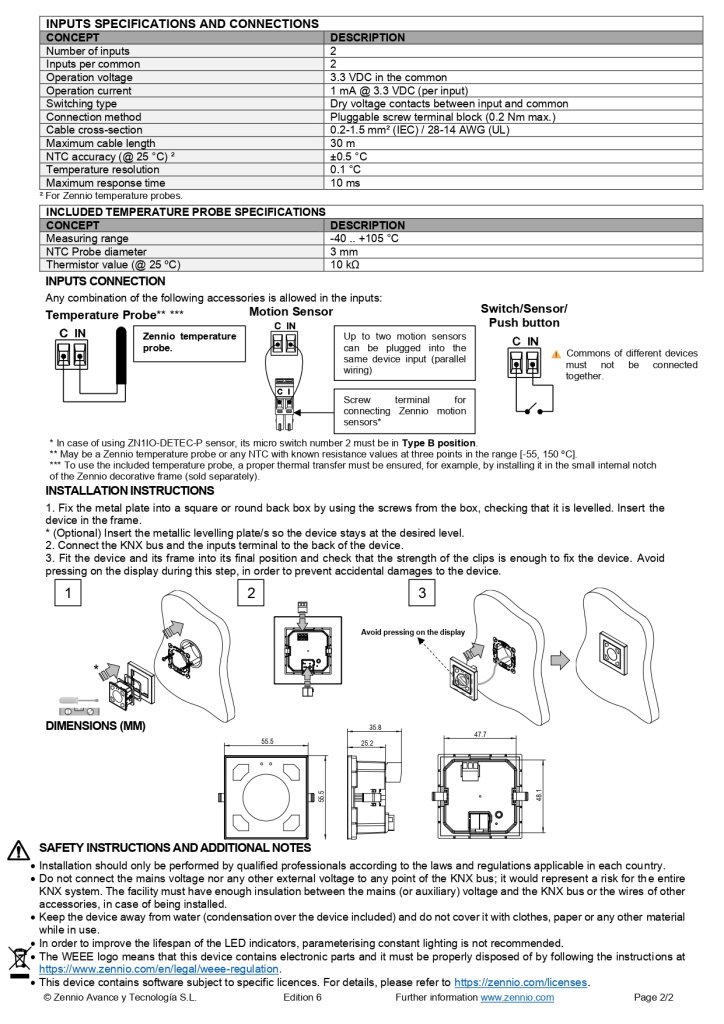 Емкостная сенсорная панель с дисплеем (55 x 55 мм) Flat 55 Display v2, ZVIF55DV2_page-0002.jpg
