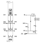 Wago 750-431/040-000 PCB terminal block 4 мм2 Pin spacing 10 мм 4-полюс., green