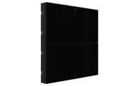 Interra ITR340-0631 iSwitch+ - 6-кнопочный KNX выключатель, плексиглас, черный
