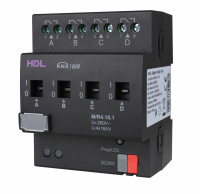 HDL M/R4.16.1 DIN реле, 4-канальное, 16A на канал, KNX