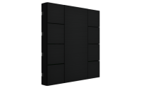 Interra ITR340-0811 iSwitch+ - 8-кнопочный KNX выключатель, алюминий, черный матовый