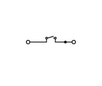 Wago 280-868 2-пров. клеммник с размыкателем, перекидной ножевой, 0,08 - 2,5 мм2, серый