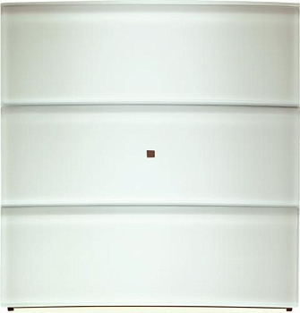 Berker 75163090 Клавишный сенсор B.IQ, 3-канальный, стекло, цвет: Белый, оттенок: Полярная белизна