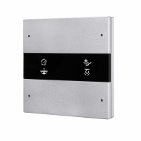 HDL M/P2R.1-483 4-клавишная панель KNX серии Granite, арктическое серебро (без шинного соединителя HDL-M/PCI.1-A)