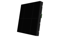 Interra ITR340-0631 iSwitch+ - 6-кнопочный KNX выключатель, плексиглас, черный