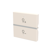 ABB N2221.8 BB N2221.8 BB — Крышка клавишного переключателя Символ диммера KNX — 2M — Total White