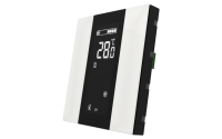 Interra ITR340-1202 iSwitch+ - 2-кнопочный KNX контроллер с ЖК-дисплеем, пластик, глянцевый белый