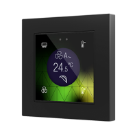 Zennio ZVIF55DV2 Емкостная сенсорная панель с дисплеем (55 x 55 мм) Flat 55 Display v2
