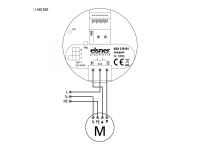 Elsner 70550 Компактный многофункциональный привод KNX S1R-B4, 4 двоичных входа