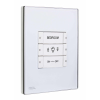 HDL M/P03.2-46 3-клавишная панель KNX, австралийский/US стандарт (без шинного соединителя HDL-M/PCI.3)