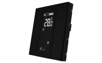 Interra ITR340-1211 iSwitch+ - 2-кнопочный KNX контроллер с ЖК-дисплеем, алюминий, черный матовый