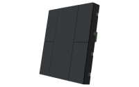 Interra ITR340-0404 iSwitch+ - 4-кнопочный KNX выключатель, пластик, антрацит матовый