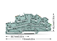 Wago 2003-6660 Многоуровневая Клемма, 0,25 - 2,5 (4) мм2,