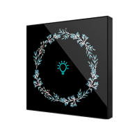 Zennio ZVIFR1 Емкостный сенсорный переключатель с RGB-подсветкой Flat RGB