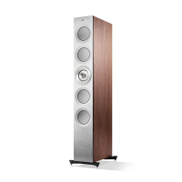Kef 150152 Напольная акустика KEF Reference 5 Silver Satin Walnut, цвет: Темно - коричневое дерево