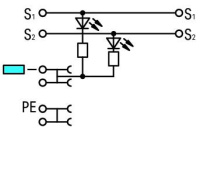 Wago 2000-5310/1102-950 3-пров. клемма питания датчиков, 0,14 - 1 (1,5) мм2, серая