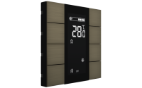 Interra ITR340-1812 iSwitch+ - 8-кнопочный KNX контроллер с ЖК-дисплеем, алюминий, бронза матовая