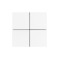 Arlight 038365 INTELLIGENT ARLIGHT Кнопочная панель KNX-304-23-IN White (BUS, Frameless) (IARL, IP20 Металл, 2 года) 038365