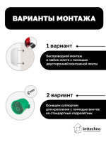 Inttechno INTGPDRS1MONO Беспроводной выключатель 1-клавишный