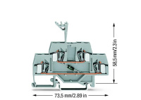 Wago 281-633/281-410 2-Уровн. Клемма, 0,08 - 4 мм2, 1N4007