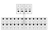 Wago 830-800/000-316 Модуль распределения потенциалов, 2 потенциала