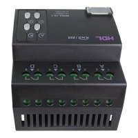 HDL M/R4.10.1 DIN реле, 4-канальное, 10A на канал, KNX