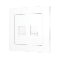 Zennio 8300037+47+13XX ZS55 – Двойная розетка RJ45