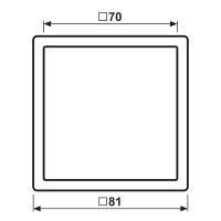 Jung AL 2981 Рамка 1-ная, вертикальный и горизонтальный монтаж, LS 990, алюминий