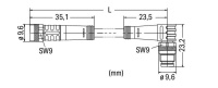 Wago 756-5202/030-023 Кабель датчика / исполнительного устройства, 3-пол., Длина: 2,3 м