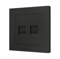 Zennio 8300037+46+13XX ZS55 – Двойная розетка RJ45