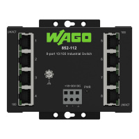 WAGO 852-112 Промышленный коммутатор, Eco, 8 x 100BASE-TX
