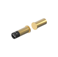 Zennio 990000112 Магнитный контакт для скрытого монтажа в алюминиевую или деревянную дверь или окно Коричневый