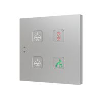 Zennio ZVITR4 Емкостный сенсорный переключатель с RGB-подсветкой Tecla RGB