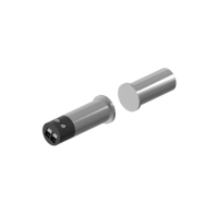 Zennio 990000109 Магнитный контакт для скрытого монтажа в алюминиевую или деревянную дверь или окно Хром