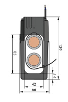 Wago 855-5101/1000-000 Трансформатор тока 1000A/1A 0,5