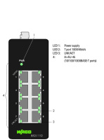 WAGO 852-1112 Промышленный коммутатор, Eco, 8 x 1000BASE-T