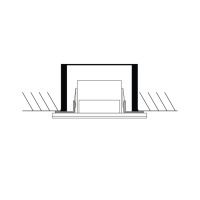 Elsner 70659 Датчик температуры встроенного типа Intra-Sewi KNX T, чисто-белый RAL 9010