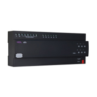 HDL M/DM06.1 DIN диммер MOSFET 6-канальный, 1,5А на канал, KNX