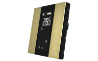 Interra ITR340-1213 iSwitch+ - 2-кнопочный KNX контроллер с ЖК-дисплеем, алюминий, шампань матовый